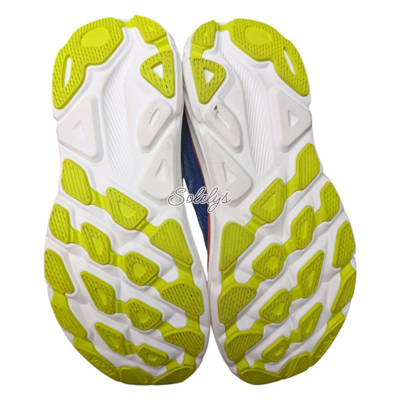 HOKA ONE ONE Clifton 9 Evening Sky Coral Blue Run Walking Sneaker Womens 9B - Picture 6 of 12